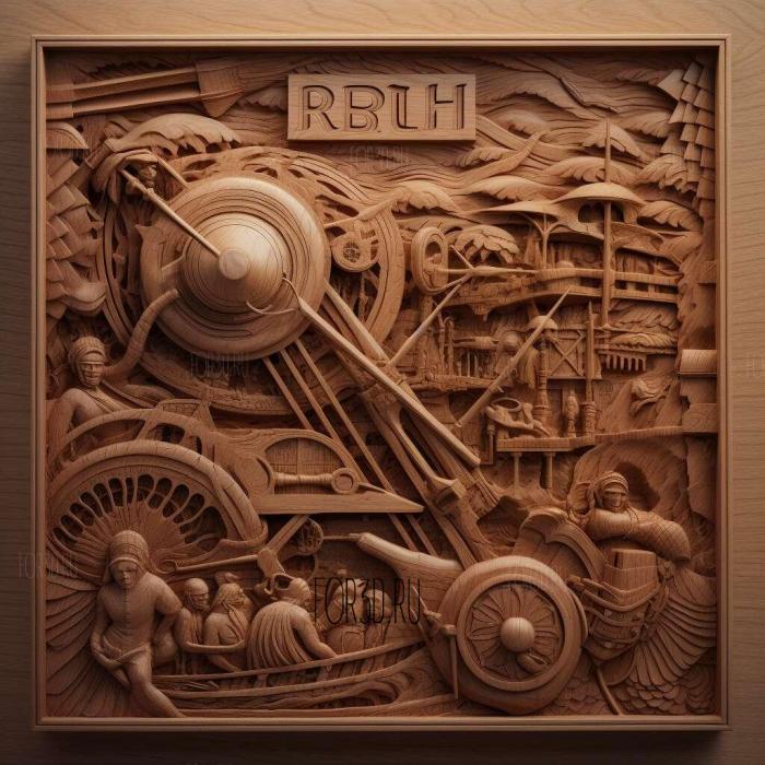 Rush movie 1 stl model for CNC